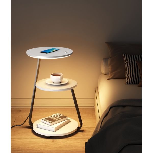 Лампа прикроватного столика софы спальни лампы загрузочной площадки живущей комнаты беспроводная интегрированная