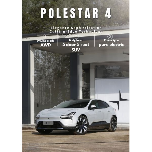 Депозит высокий совпадение 2023 Polestar 4 Чистый электрический внедорожник с фиксированным коэффициентом передач 1 передачи