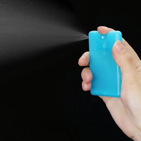 Portable 20ml Plastic Card Perfume Spray With Multiple Colors Suppot