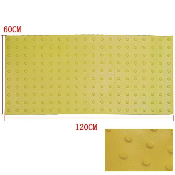 Beijing Roadsafe PVC Adhesive Black Tactile Tiles 60 *120cm / Indicator Mat & Stud Paving for Blind Guidance Indicator