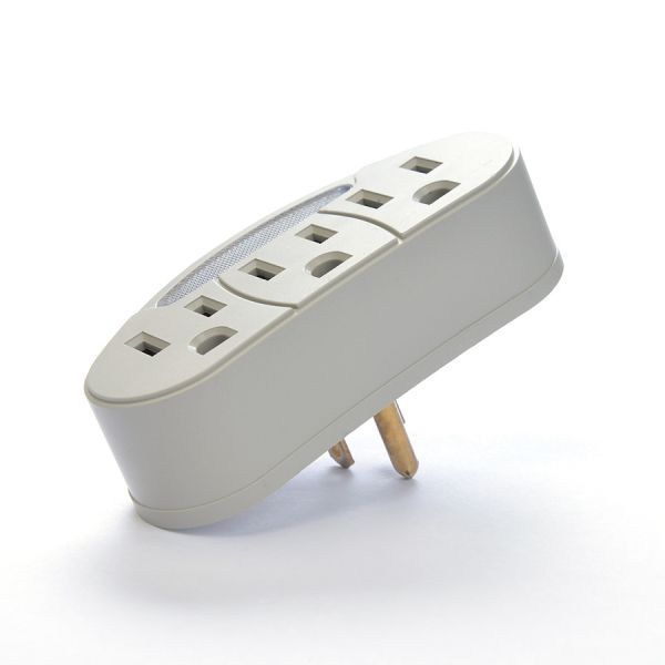 Portable American Standard ETL Socket Adaptor Fast and Safe Charging for Mobile Devices Rated Voltage 125V