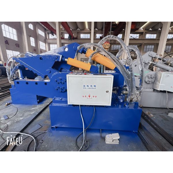 Velocidad de corte 20 segundos por corte Tela hidráulica de cocodrilo para reciclaje de chatarra de metal