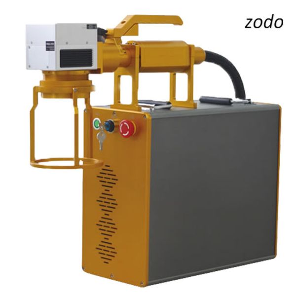 20W 30W Handheld portable fiber laser metal marking machine used for aluminum gold silver brass engraving