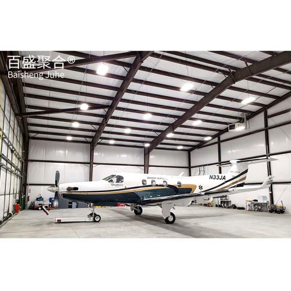 Construção de estruturas de aço reforçado de design moderno para construção rápida de hangares de aeronaves