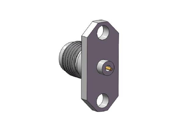 Conector automotivo do RF da montagem da flange de uma comunicação móvel K 2.92mm