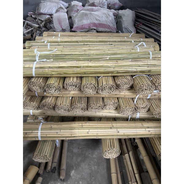 Eco-Friendly Customizable Durable Bamboo Slat Fence for Garden and Farm Privacy