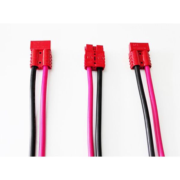 8.3mm 10AWG Battery Extension Cable Round ring to EC5 Female Plug