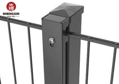 Double Wire Fence 656 868 Galvanized Welded Mesh 2D Fence Panels