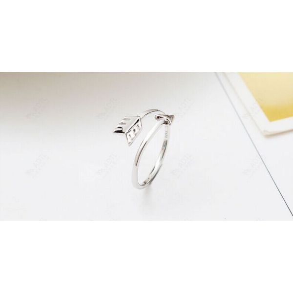 Arrow strange exaggerated ring Thai silver jewelry exported to Europe