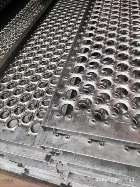 Aluminum 3.5mm Round Hole Non-Slip Safety Grating for Stair Treads