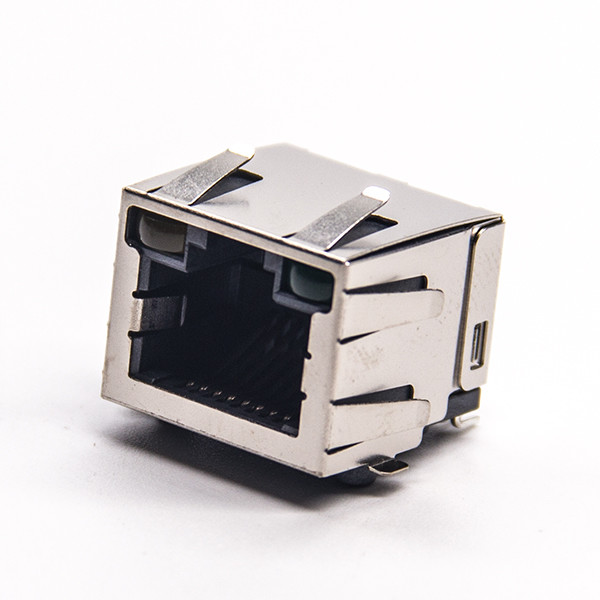 СИД СМТ 8П8К РДЖ45 модульное Джек для локальных сетей с шрапнелью 1 прекращение припоя порта