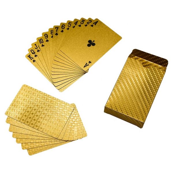 Recyclable Waterproof Gloss Coating Plastic Poker Cards