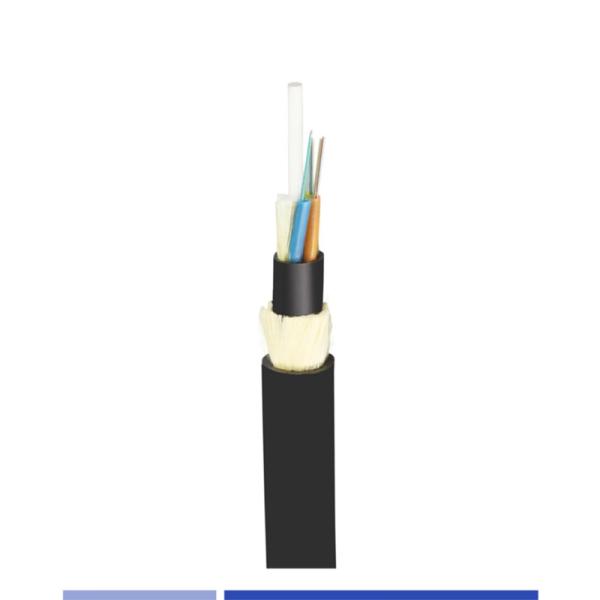 12 core ADSS Fiber Optic Cable Singlemode OS2 Double Jacket Span 100m PE