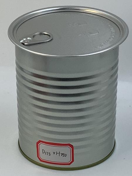 175mm Three Piece Tin Food Containers 3KG Capacity Customizable Printing