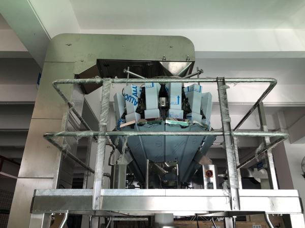 Stainless Steel Multihead Weigher Packing Machine For Pulses Snacks Seeds 2.5L