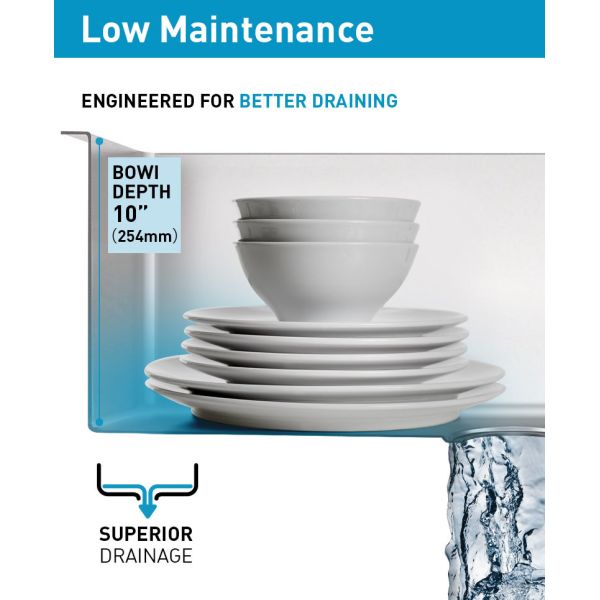 Soundproofing 18 Gauge Stainless Steel Sink , Undermount Kitchen Sink With Strainer