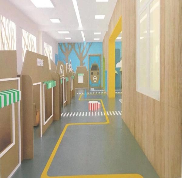 Hospital Plastic Floor Covering Corrosion Resistance Durable Feature
