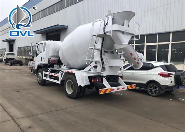 Howo 4x2 11-13 Degree Tilt 6 Wheel 6cbm PMP Pump Cement Concrete Truck Mixer