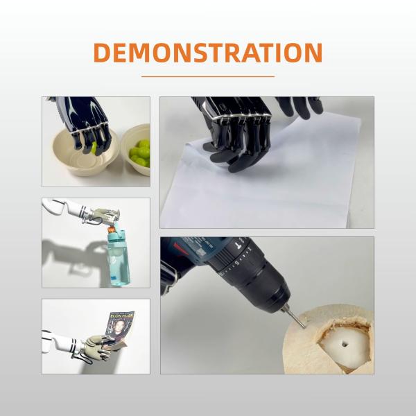 ZBDynamiX ZDH-6D-184-N Five-Finger Humanoid Robotic Hand | 11 DOF for  Robot Arms