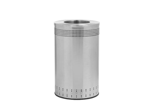 201 / 304 / 316 Stainless Steel Garbage Can , Stainless Steel Waste Bin Customized Color