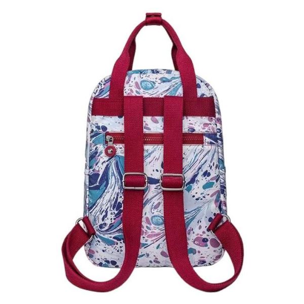 Comfortabe Ladies Carry On Backpack Trendy Print Large Weekend Travel Backpack