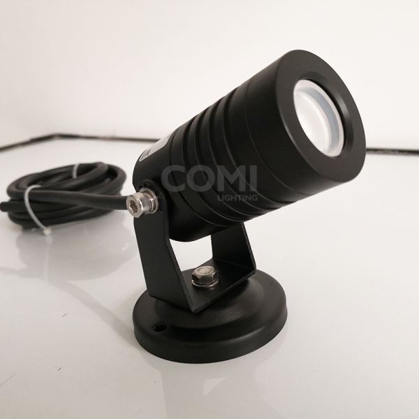 Compact Outdoor LED Spotlight - 2.6W to 6W in Sunset White,Amber, RGB or RGBW color - IP66