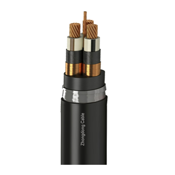 6/10kV Double GST Armoured Cable 3X70mm2+1X10mm2 VEVBbShv for Mine Networks