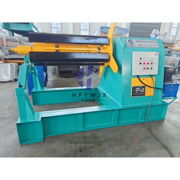 Hydraulic Pressure PLC Control System Uncoiler Machine Roll Opener for Customized Metal Coil Unwinding