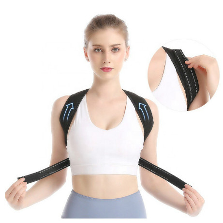 Wholesale Custom Logo Neoprene Adjustable Shoulder Support Body Humpback Brace Back Posture Corrector For Men And Women