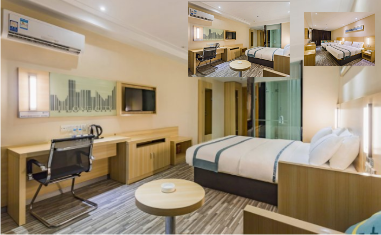 Professional Modern Hotel Bedroom Set , Commercial Bedroom Furniture