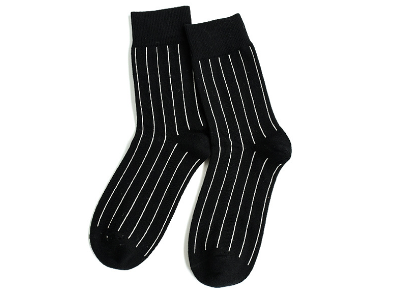 Winter Thick Knitting Mens Crew Socks , Cotton Socks For Men Sweat Absorbent