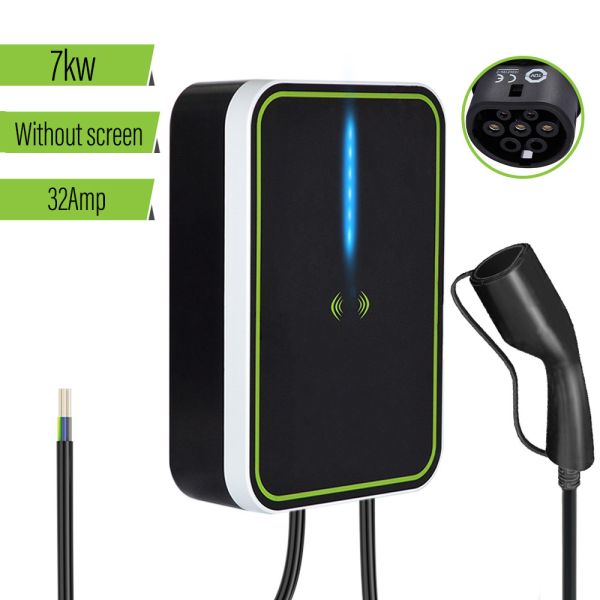 Wifi/chargeur facultatif SAE J1772 de Wallbox Ev câble de RFID/APPLI 5m/station
