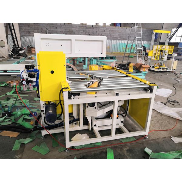 Automatic Steel Coil Wrapping Machine With Adjustable Take Up Arm Φ30-65mm