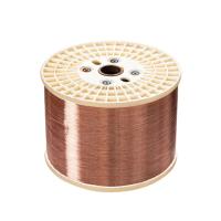 10%-15% fio de alumínio folheado de cobre desencapado 0.12mm da personalização do CCA 0.14mm