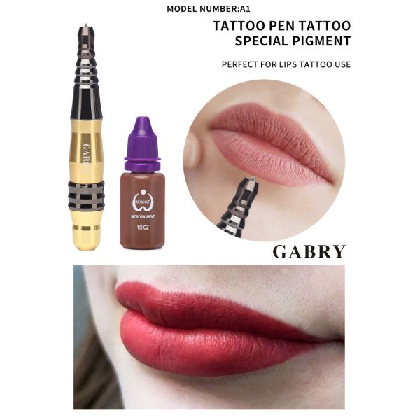 Babry Permanent Makeup Tattoo Machine Kit for Eyebrows Eyeliner Lips Tattoo Factory OEM