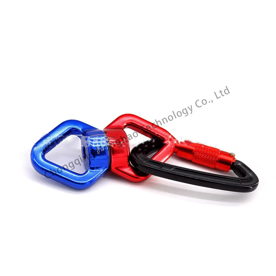 Connecteur pivotant pour accoudoirs de yoga aérien en alliage d'aluminium pour l'entraînement en suspension extérieure