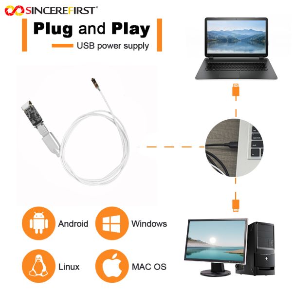 3.3mm Ultra-Miniature OV9734 Sensor Separate Endoscope Camera Module