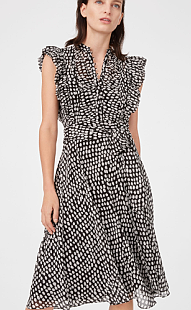 Vêtements d'été en polka dot midi Vêtements décontractés pour femmes