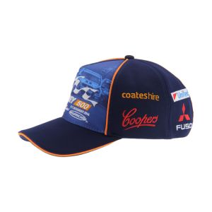 Five Panels Racing Baseball Caps Embroidery Logo Fashionable