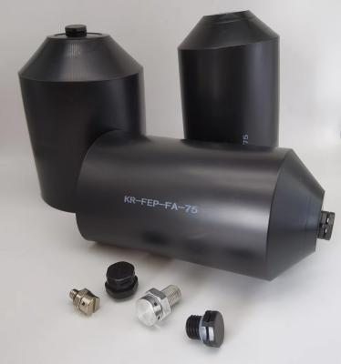 IP67 Polyolefin Black Insulated Cable End Caps Heat Shrinkable Wire End Caps