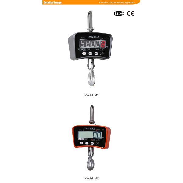 Electronic High Precision Hanging Scale , Heavy Duty Hanging Scale 200kg 500kg 1000kg