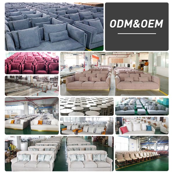 ODM Modern Living Room Center Table Artificial Marble Stainless Steel Coffee Table