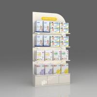 Baby Display Rack Irregular-Shaped Paper Goods High Cabinet with Adjustable Shelves for Mom & Baby Store Design