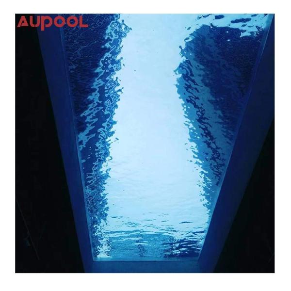 Ground Fiberglass Decoration Endless Swimming Container Piscina Pools for Customized