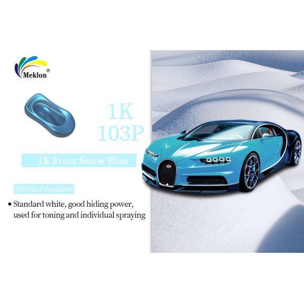 Vente à chaud Bon Brillant 1K Gel Neige Couleur bleue Tintures Auto Repair