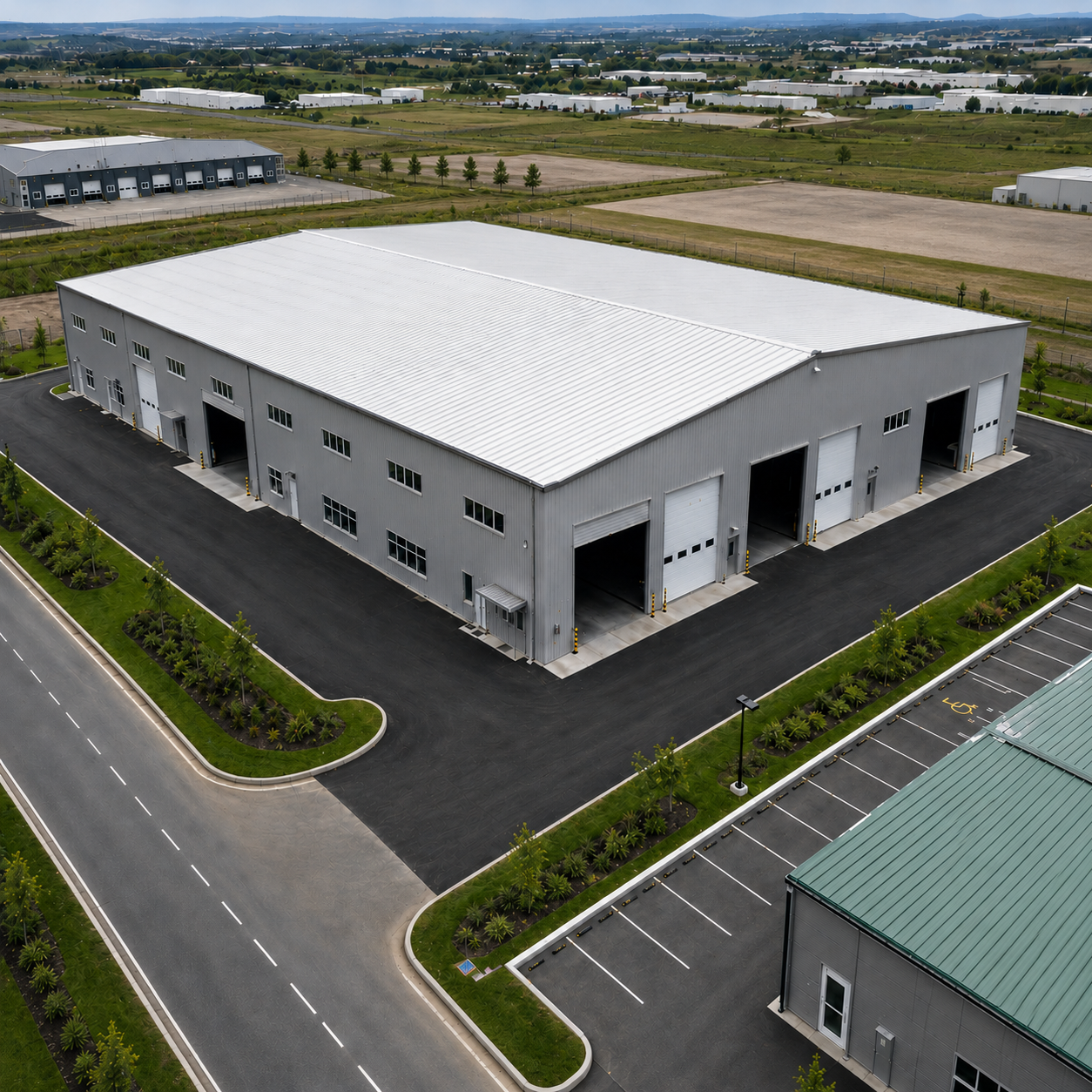 TUV Certified Prefabricated Steel Warehouse Structure For Industrial Logistics And Storage