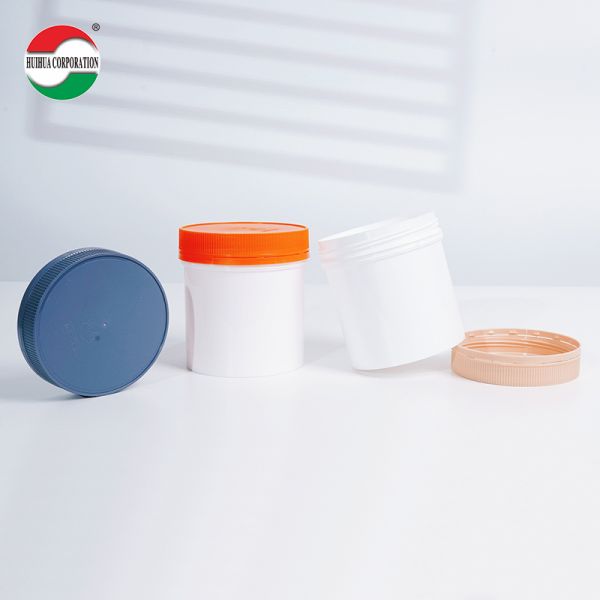 Bouteille en PEHD, baril de calcium, supplément nutritionnel, pot, plastique PET, qualité alimentaire