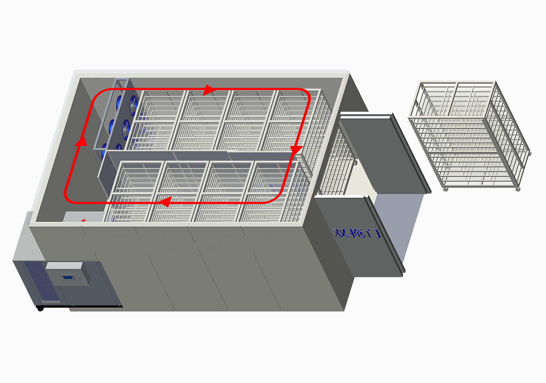 Heat Pump Industrial Hot Air Dryer Plum Cherry Pumpkin Flower Leaf Meat Dehydration