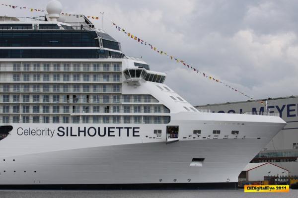 Scale 1:900 Pretty 3d Ships Models , Solstice Class Celebrity Silhouette Cruise Ship Model