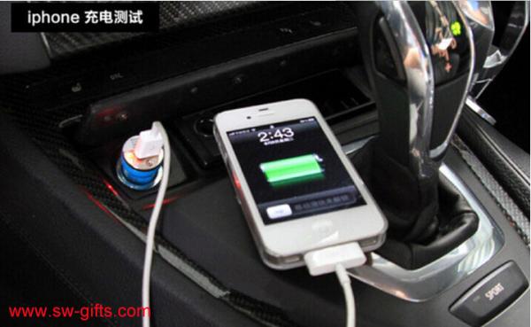 Promotion Bullet Mini USB Car Charger Universal Adapter for iphone 5S 6 6S Plus Samsung